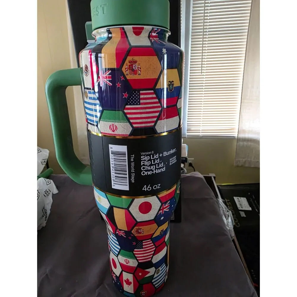 Coldest Limited Edition 46oz World Stage Water Bottle